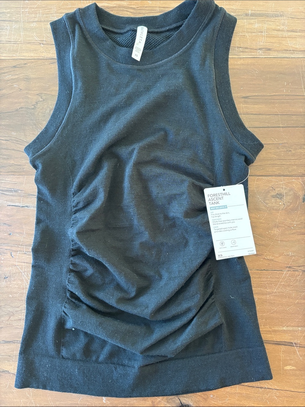 NWT Athleta Foresthill Ascent Tank - Black